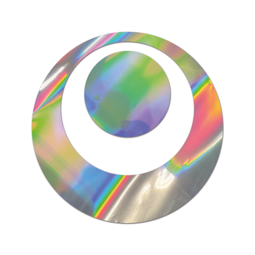 Okinawa Prefecture Sticker Die Cut Chrome Mirror Gold Silver Oil Slick Rainbow