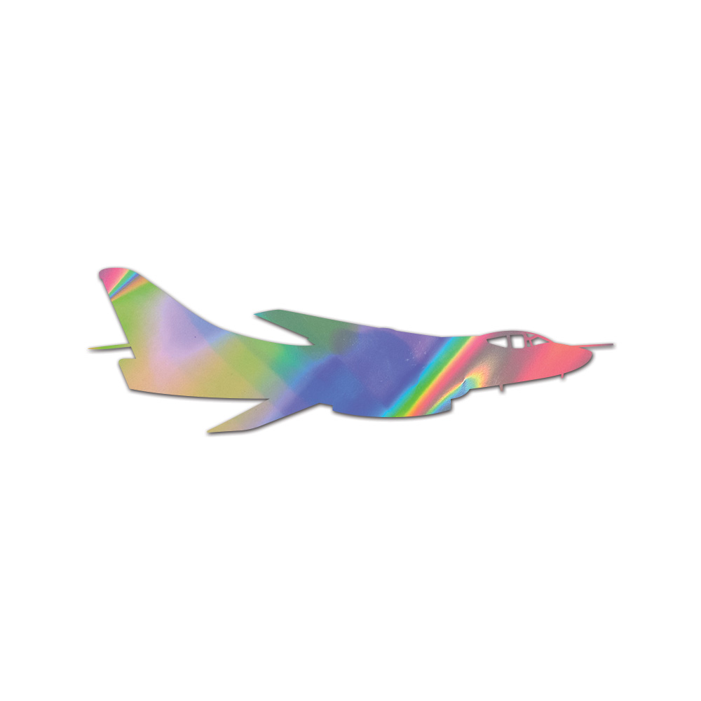 A-3 Skywarrior Sticker Die Cut Chrome Mirror Gold Silver Oil Slick Rainbow