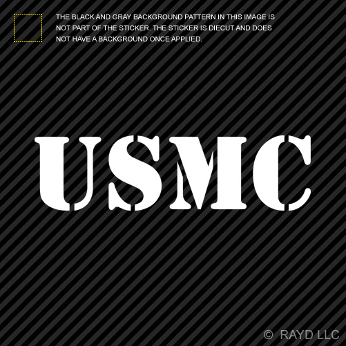 Sticker Die Cut Decal Self Adhesive Vinyl united states marine corps